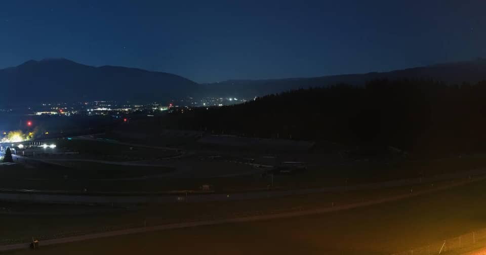 Het circuit vanochtend